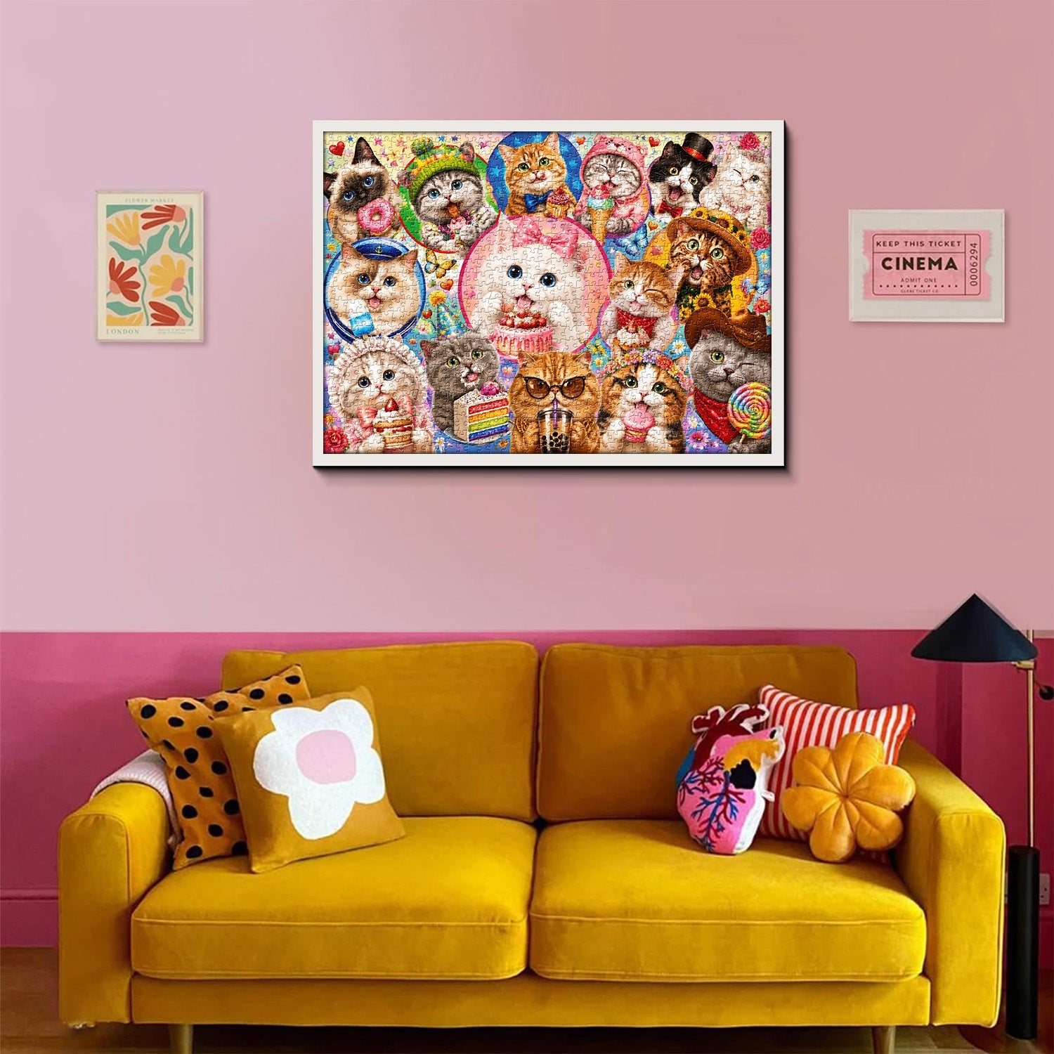 Sweets Kitten Collage Jigsaw Puzzle 1000 Pieces