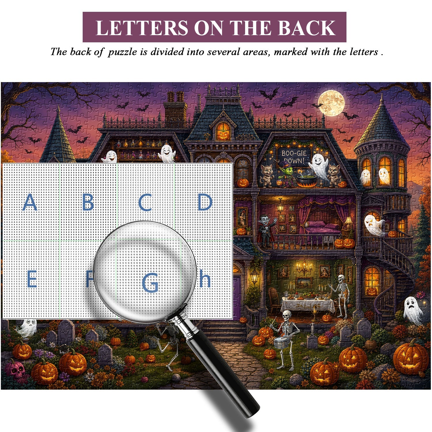 Halloween Haunted Mansion Jigsaw Puzzle 1000 Piece