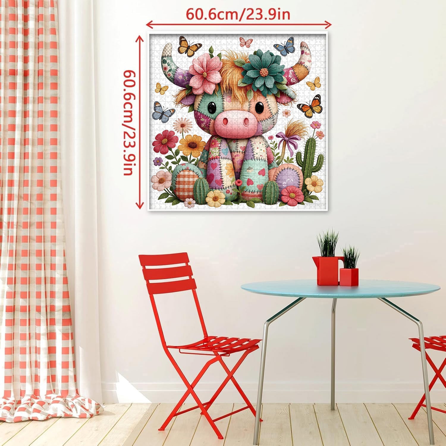 Patchwork-Kuh-Puzzle 1000 Teile