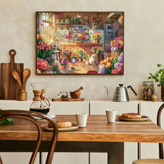 Puzzle léger et fleurs Puzzle 1000 pièces