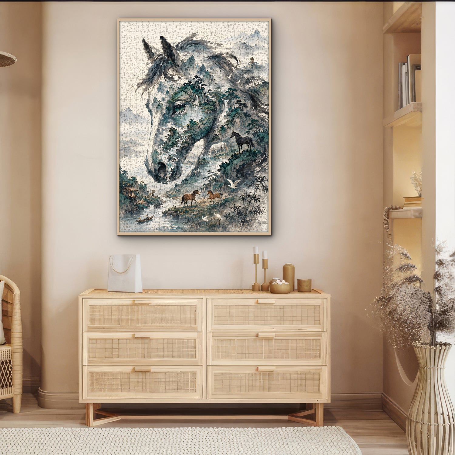 Hills of the Stallion Jigsaw Puzzle 1000 Pieces