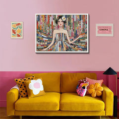 Puzzle Fille Patchwork 1000 Pièces