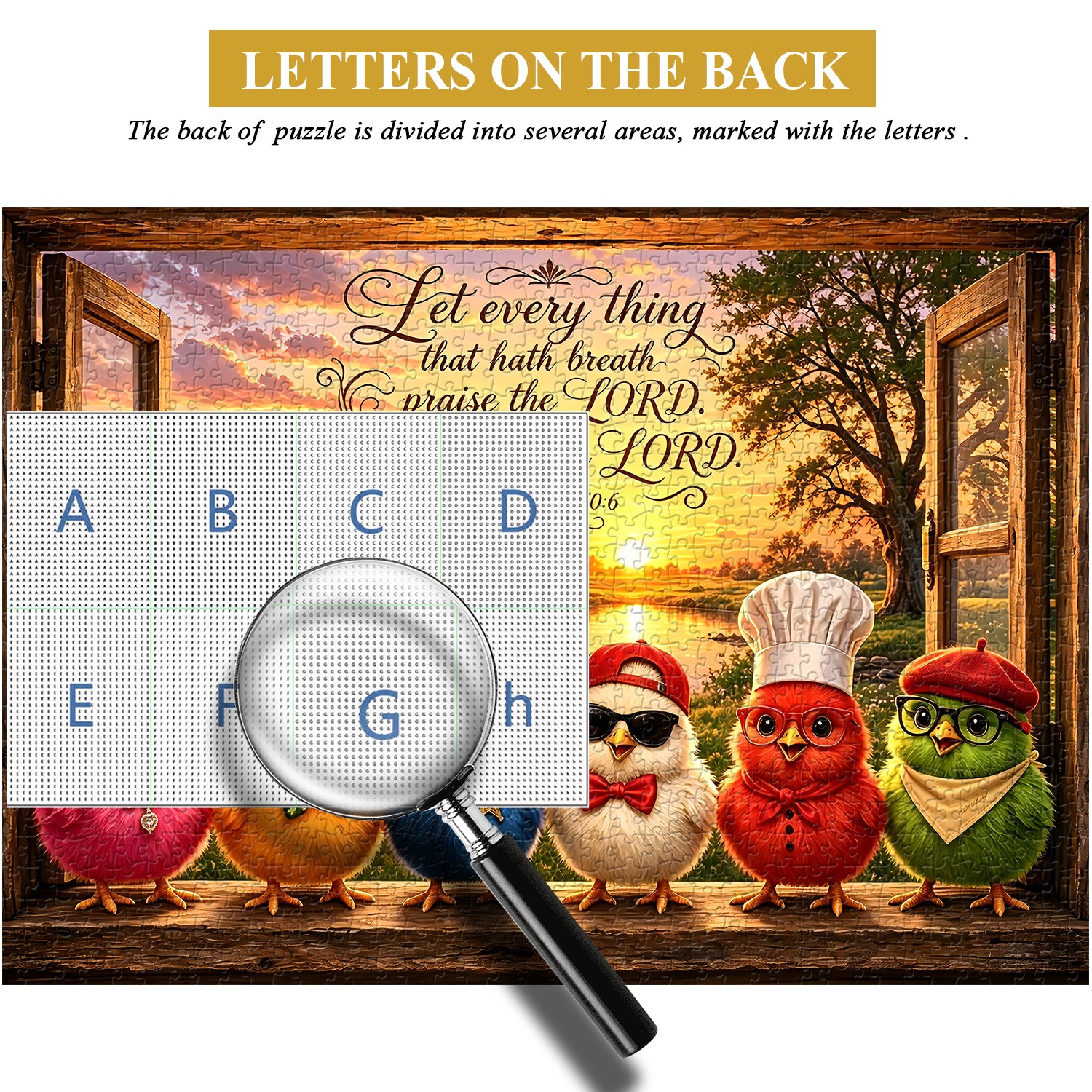 Chicks of Praise Jigsaw Puzzle 1000 Pieces