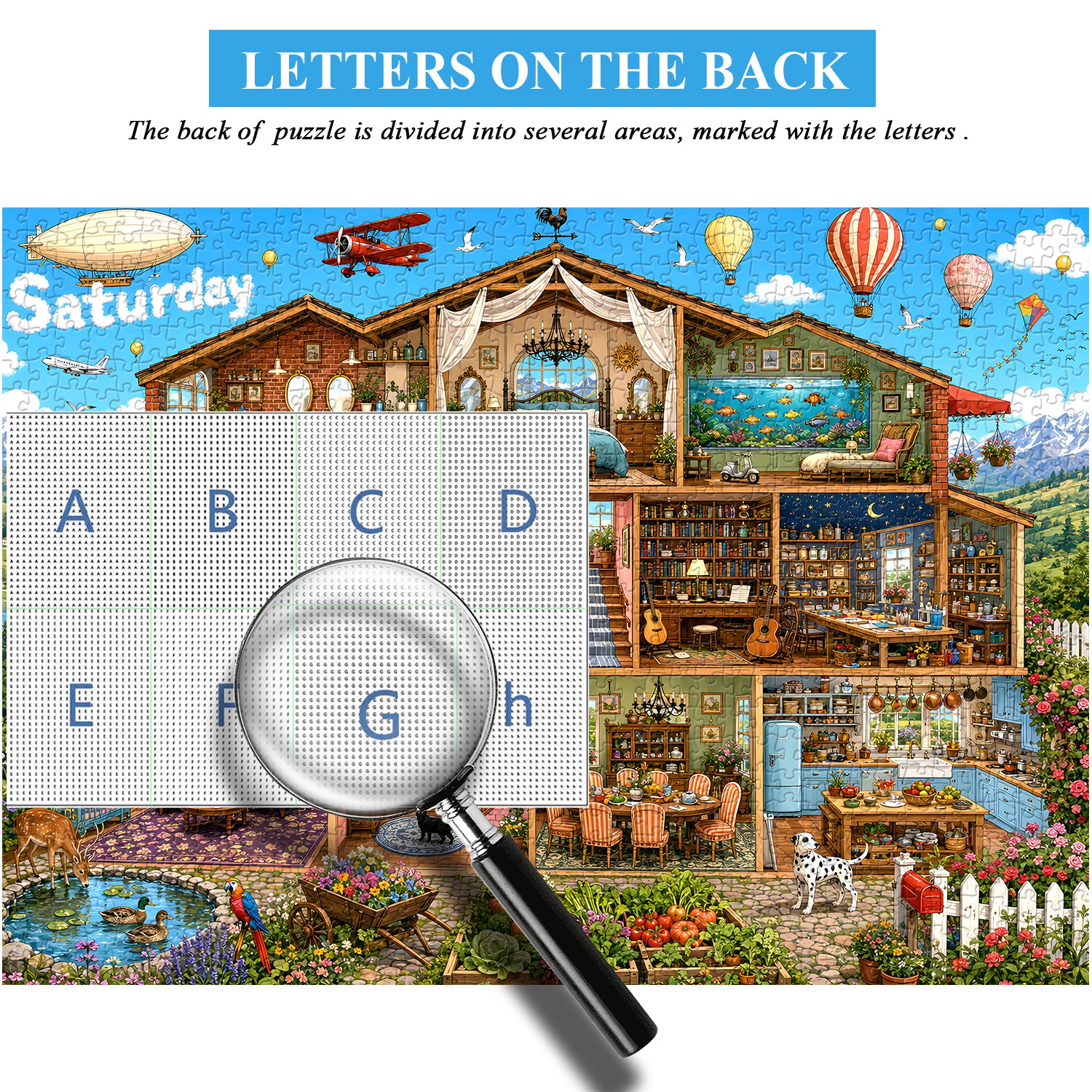 House of Saturday Jigsaw Puzzle 1000 Pieces