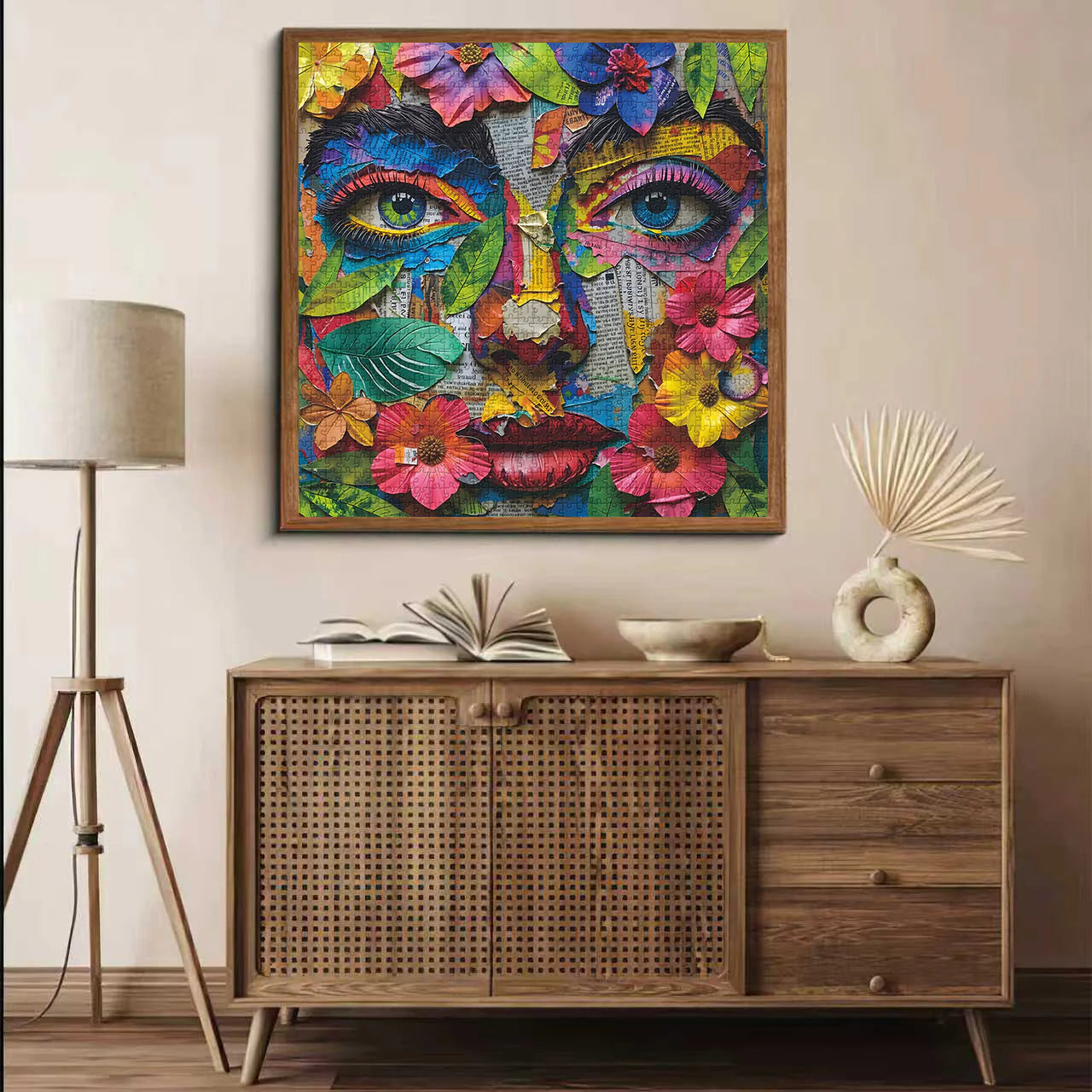 Newspaper Eyes Jigsaw Puzzle 1000 Pieces