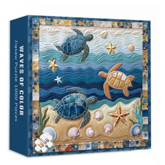 Vagues de couleur puzzle de puzzle 1000 pièces