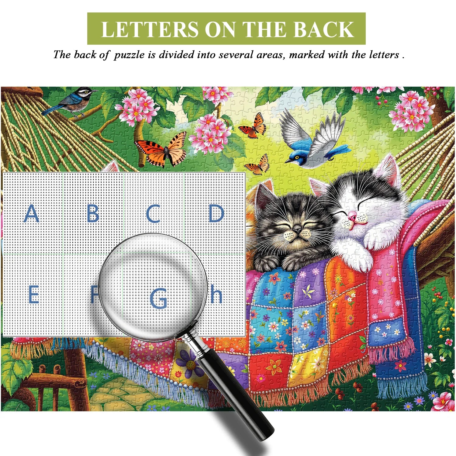 I gatti dormono in primavera Puzzle da 1000 pezzi