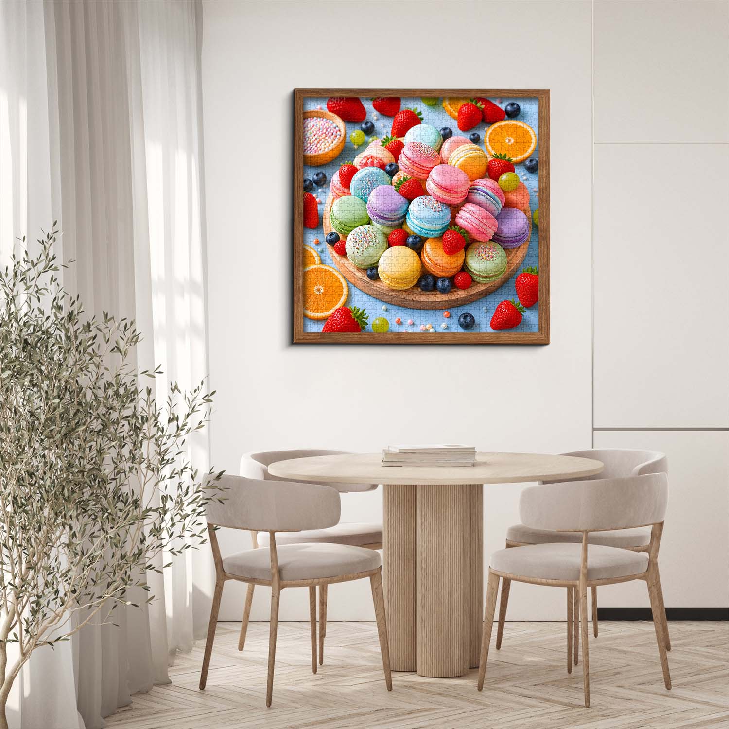 Summer Macaron Platter Jigsaw Puzzle 1000 Pieces