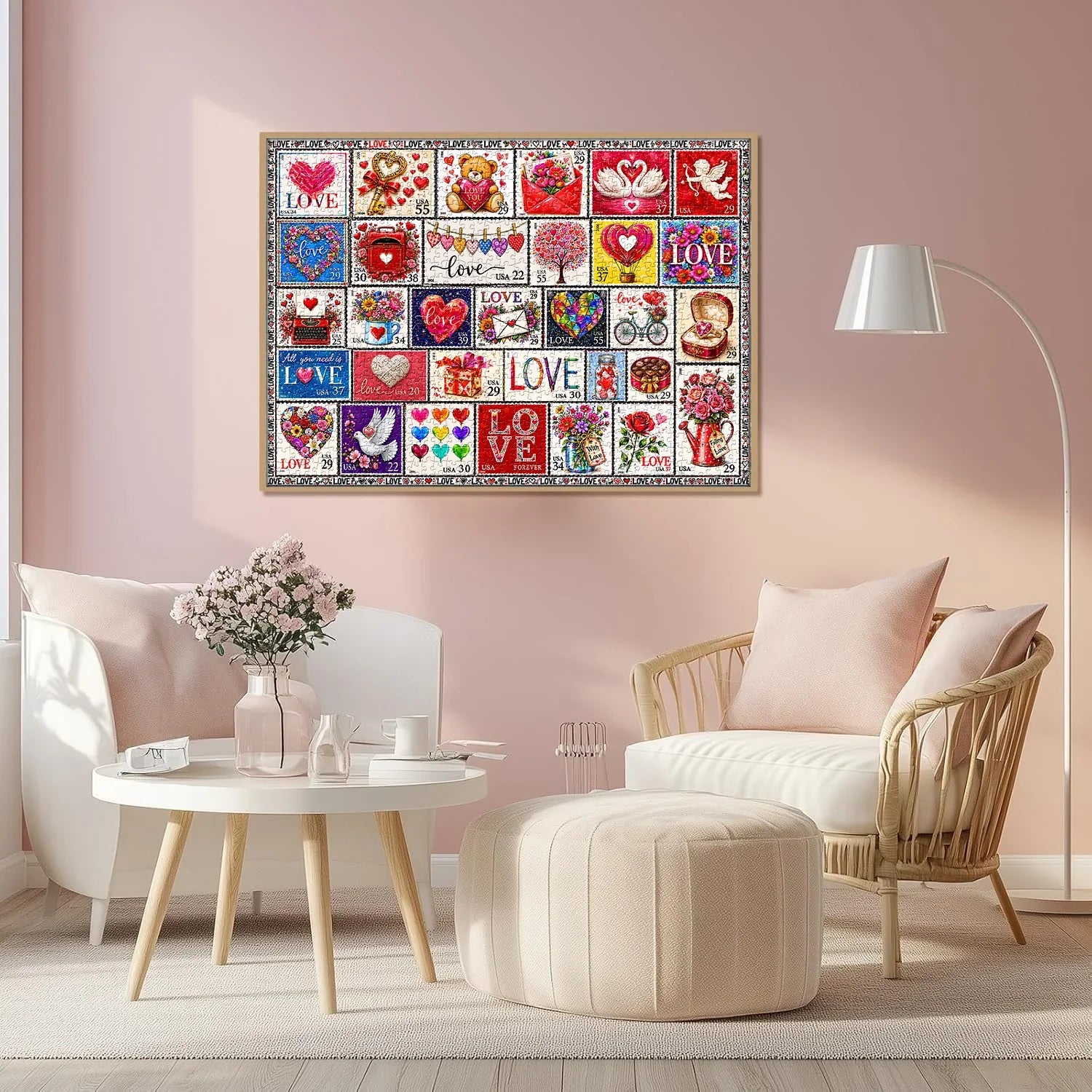 Love Stamp Collection Puzzle 1000 Teile