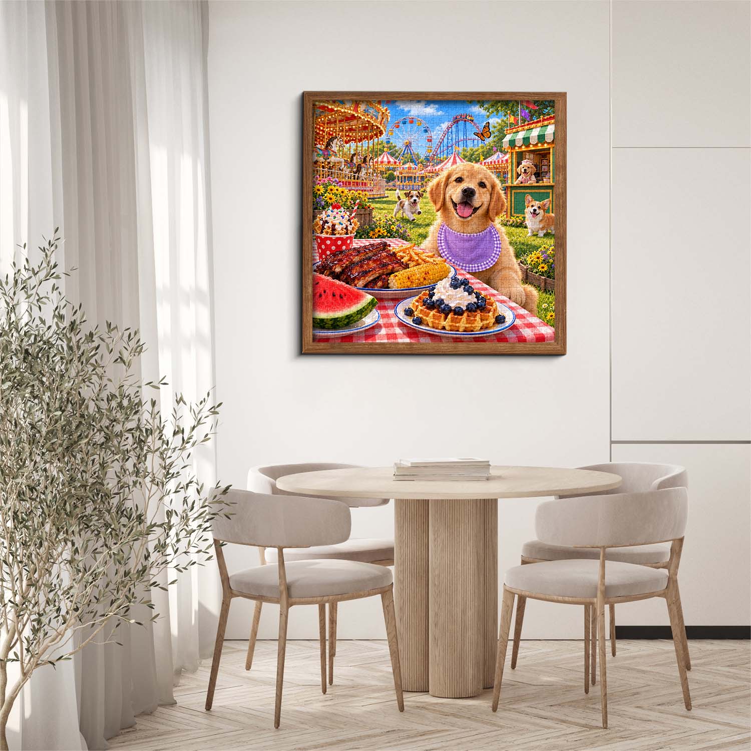 Carnival Pup Picnic Jigsaw Puzzle 1000 Pieces
