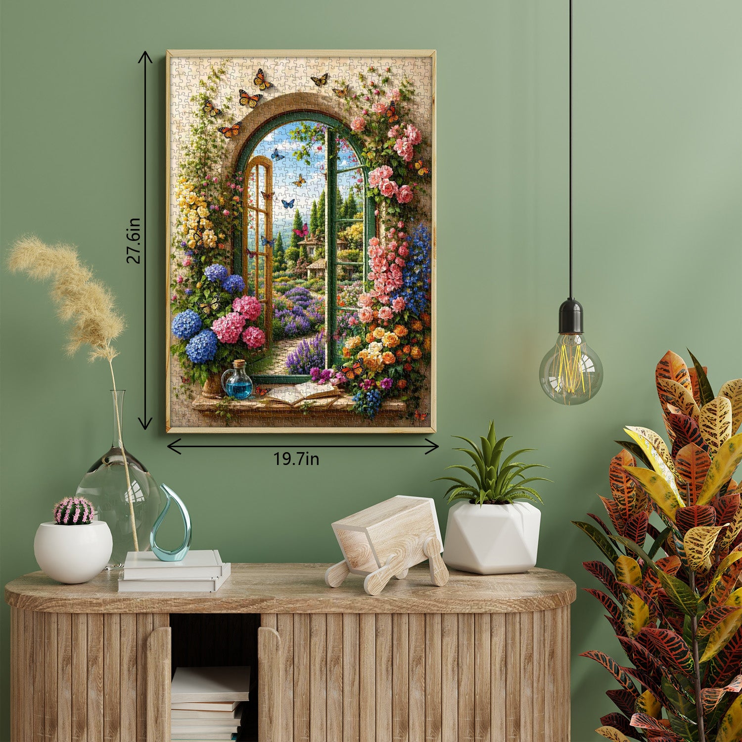 Window-Side Garden Jigsaw Puzzle 1000 Pieces
