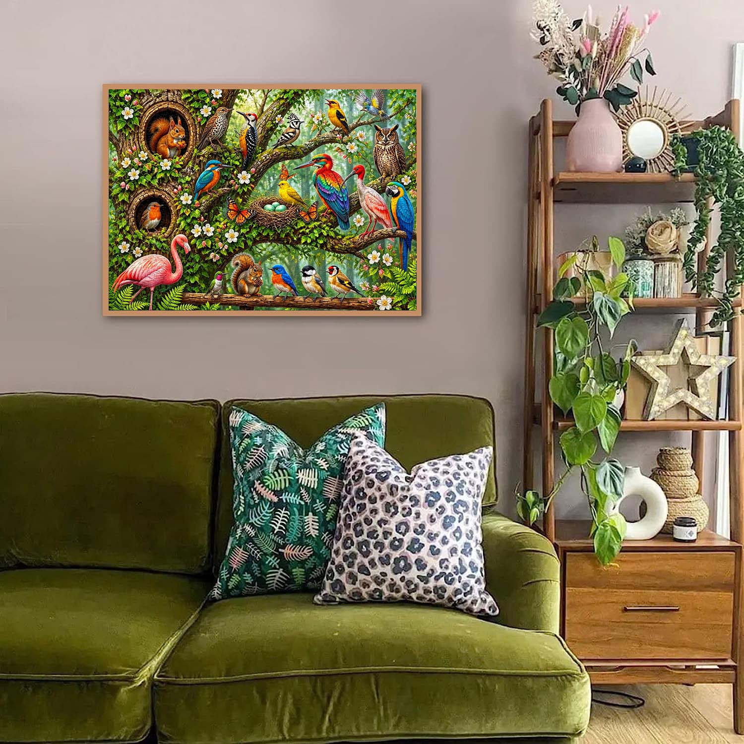 Blossom Tree Wildlife Jigsaw Puzzle 1000 Pieces