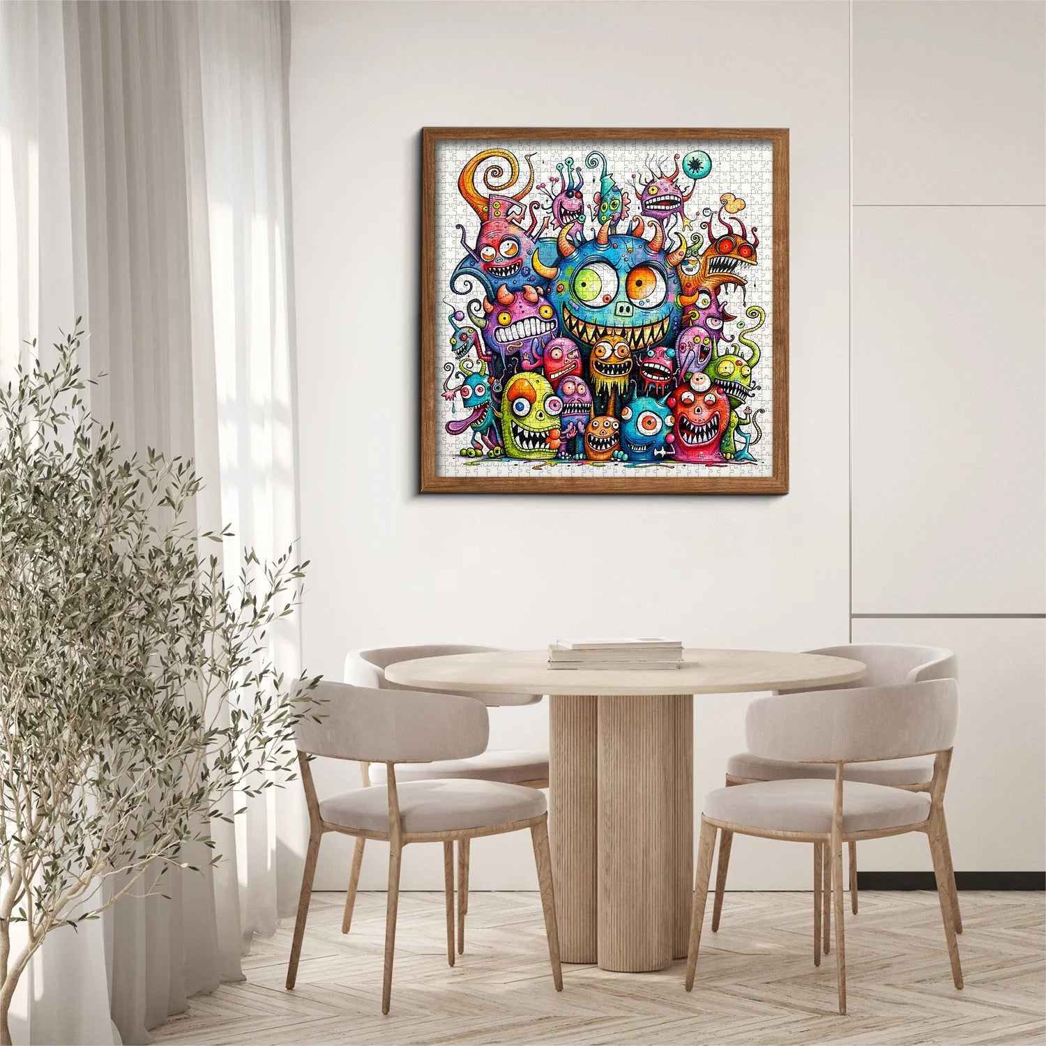 Puzzle della famiglia dei mostri da 1000 pezzi