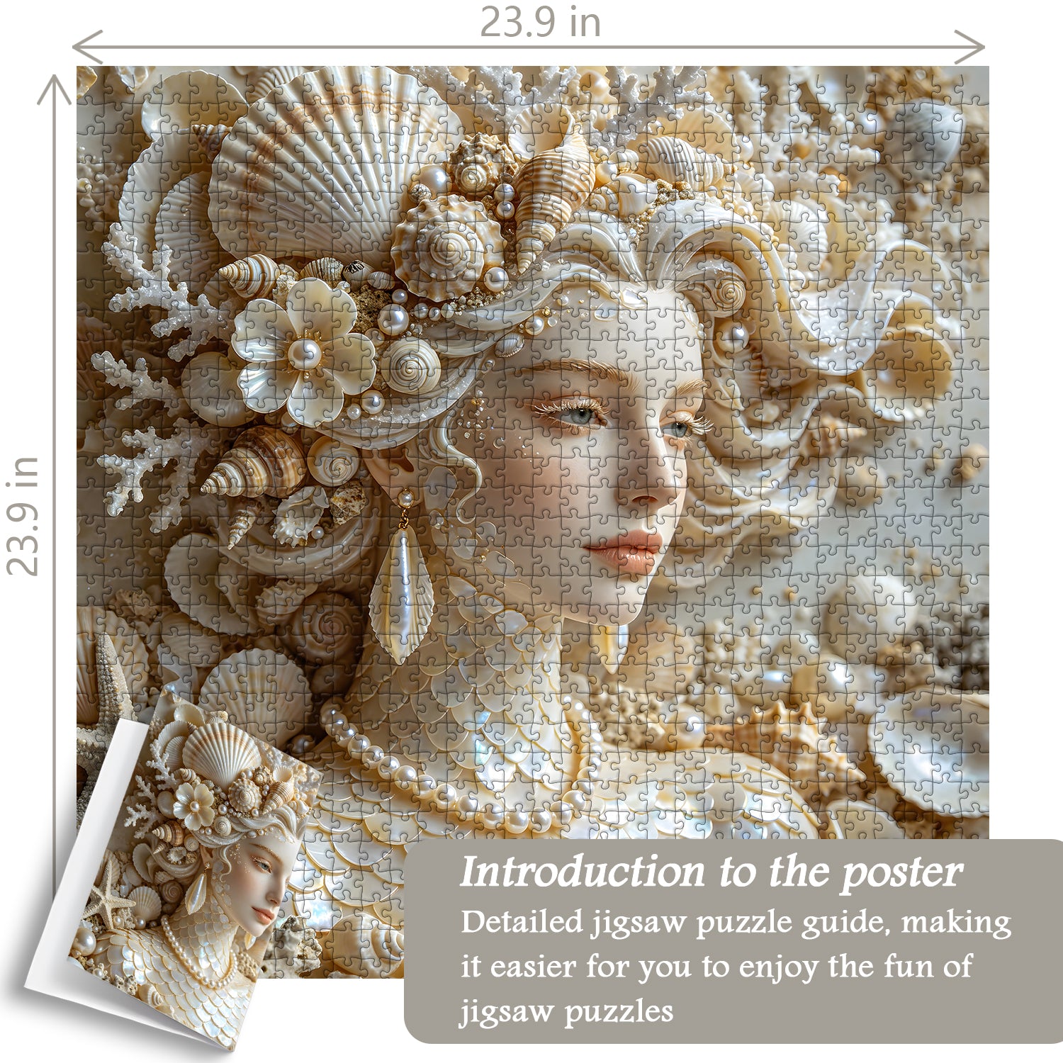 Pearl Tide Muse Jigsaw Puzzle 1000 Pieces