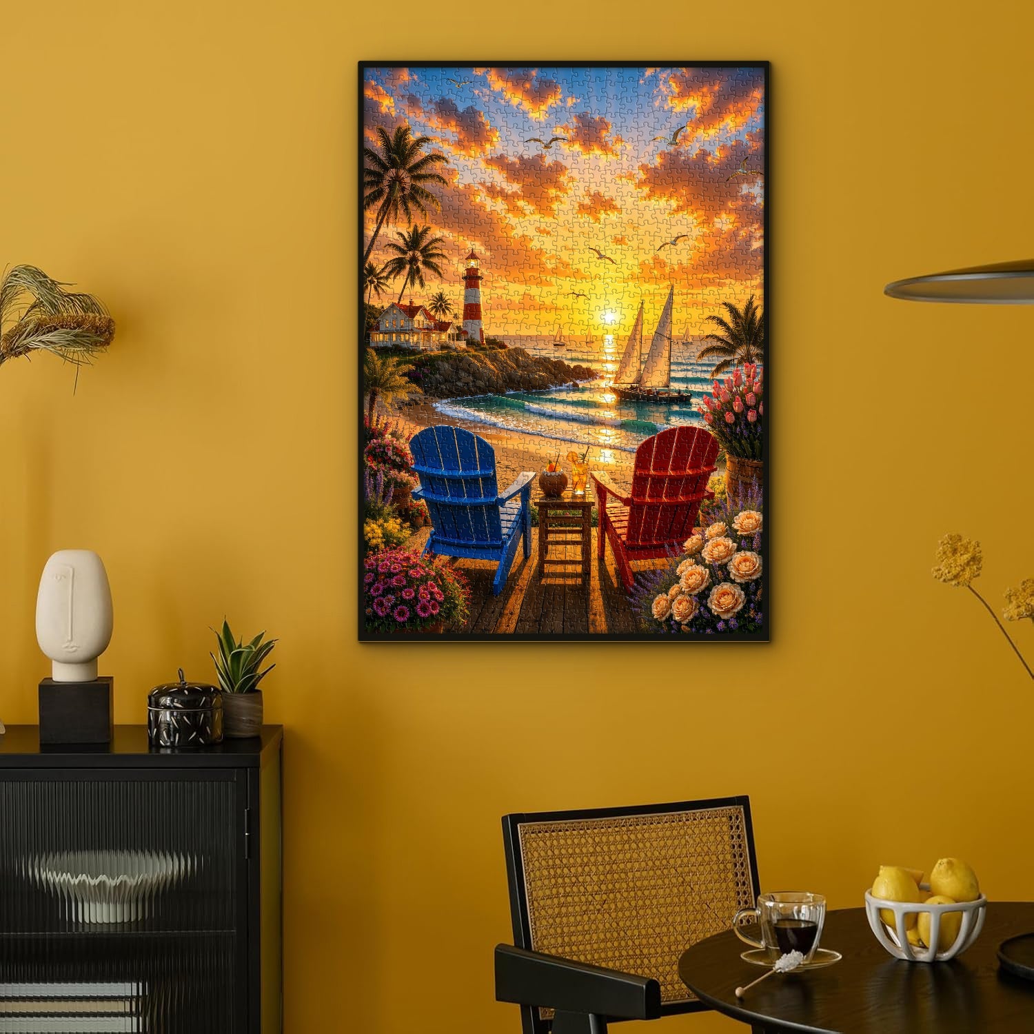 Coastal Lighthouse View Jigsaw Puzzle 1000 Pieces