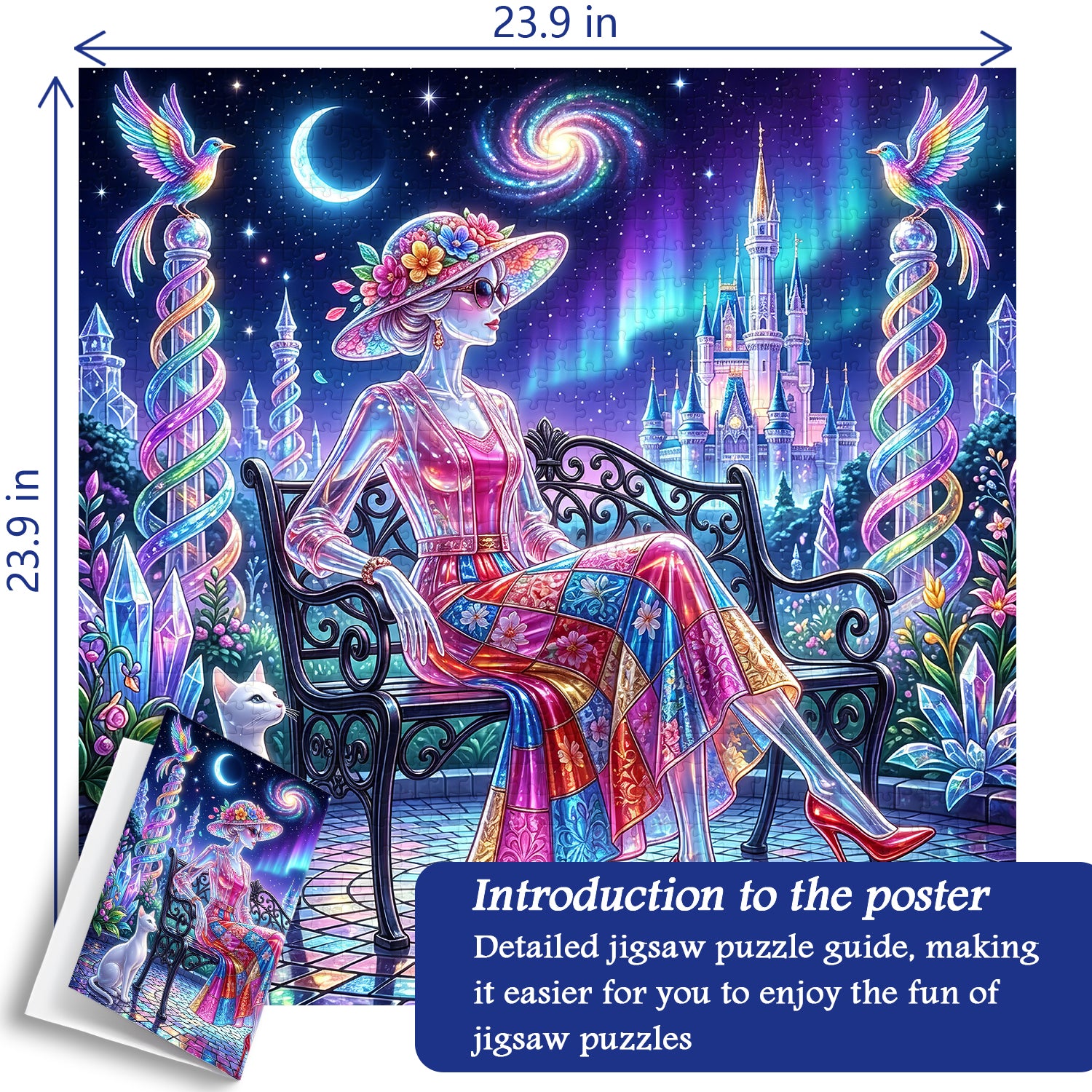 Magical Crystal Realm Jigsaw Puzzle 1000 Pieces