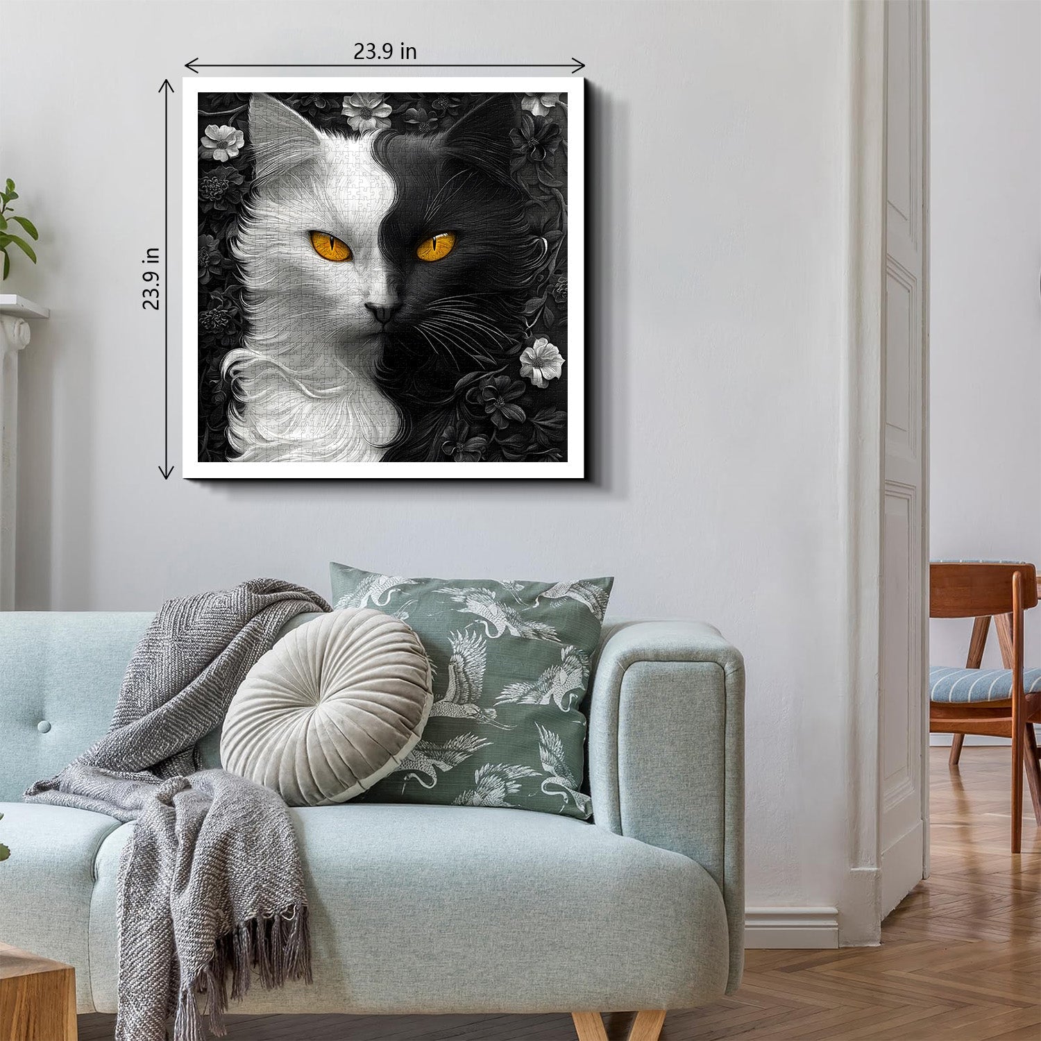 Puzzle Gato Yin Yang 1000 Piezas