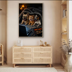 Fur-baby Horror Movie Night Jigsaw Puzzle 1000 Pieces