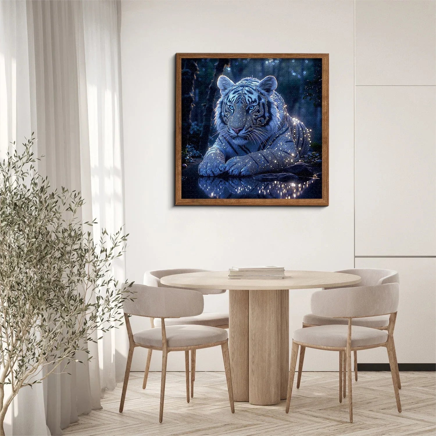 Starlit Tiger Jigsaw Puzzle 1000 Pieces