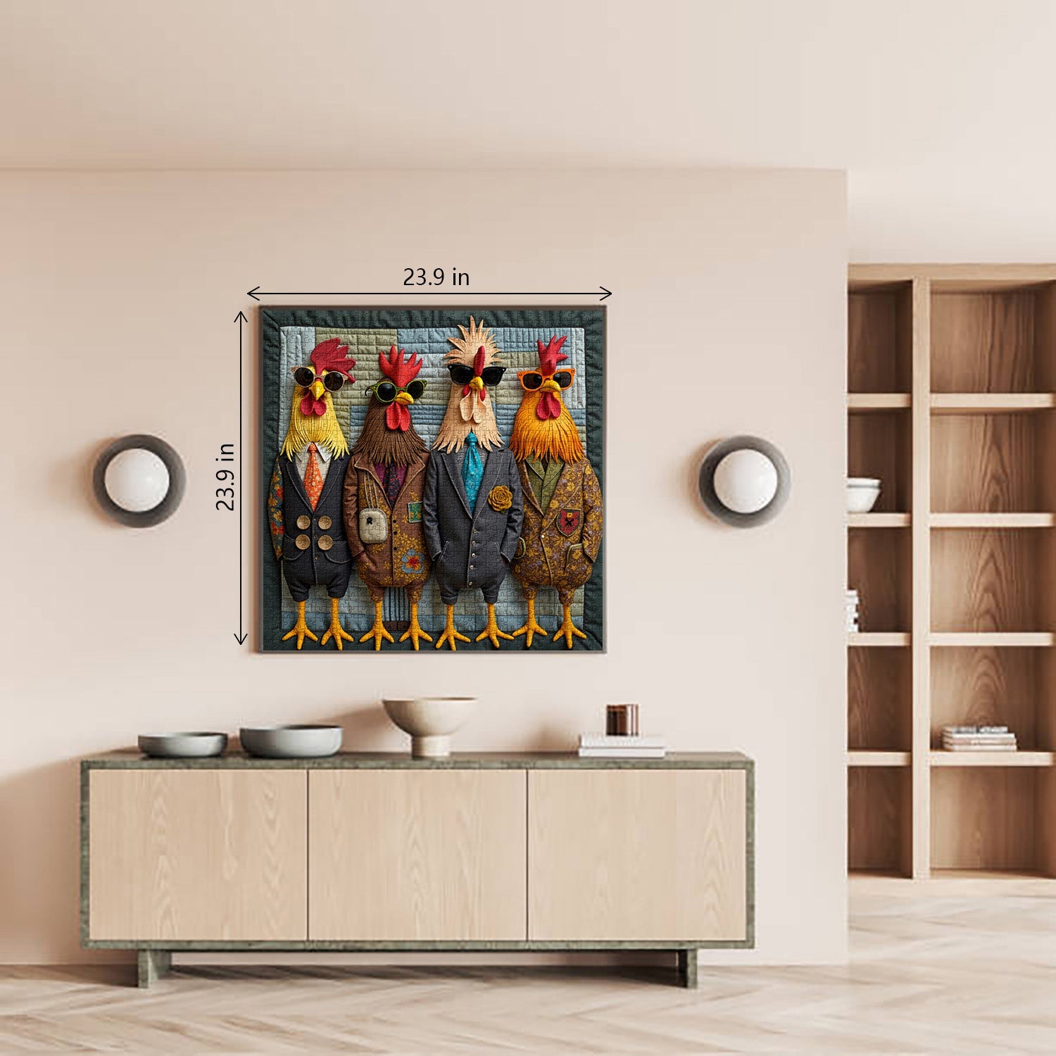 Runway Roosters Puzzle 1000 Teile