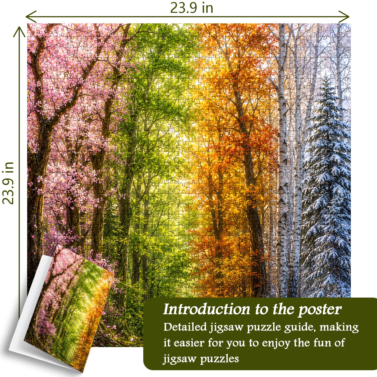 Seasons’ Grove Jigsaw Puzzle 1000 Pieces