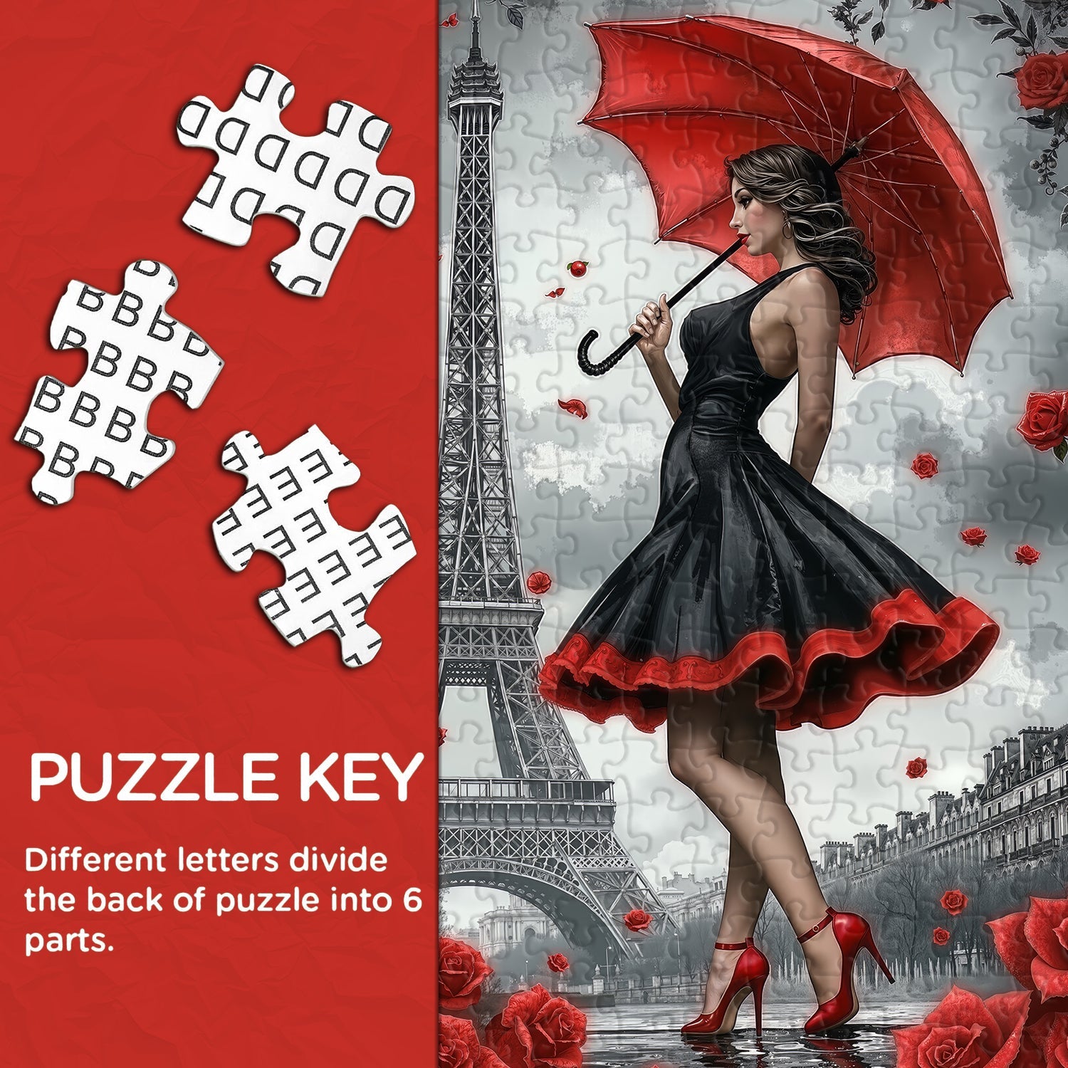 Retro Parisan Charm Puzzle 1000 pièces