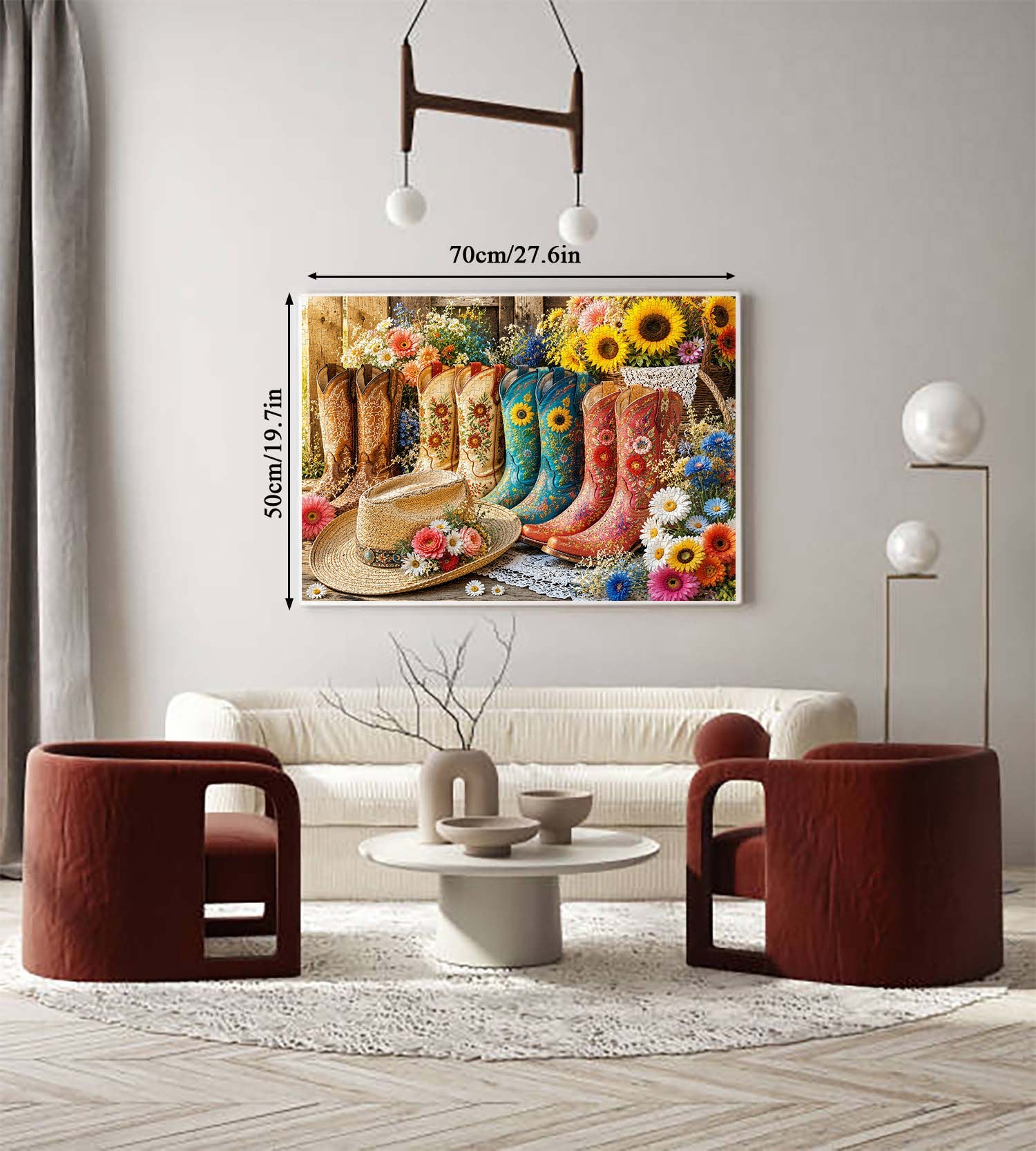 Boot & Wildflower Jigsaw Puzzle 1000 Pieces