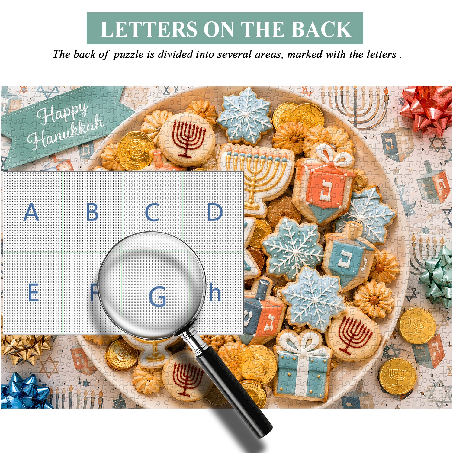Hanukkah Cookie Feast Jigsaw Puzzle 1000 Pieces