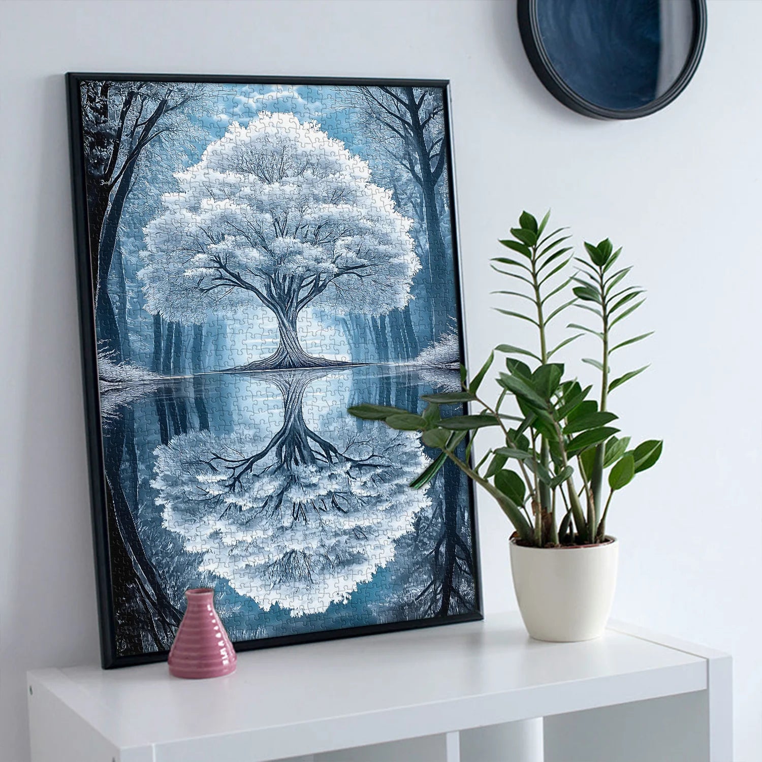 Albero di specchio puzzle puzzle 1000 pezzi