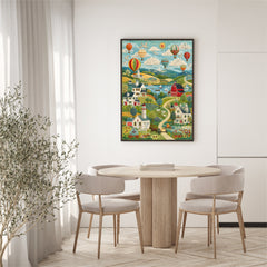 Quilted Farm Jigsaw Puzzle 1000 Pieces