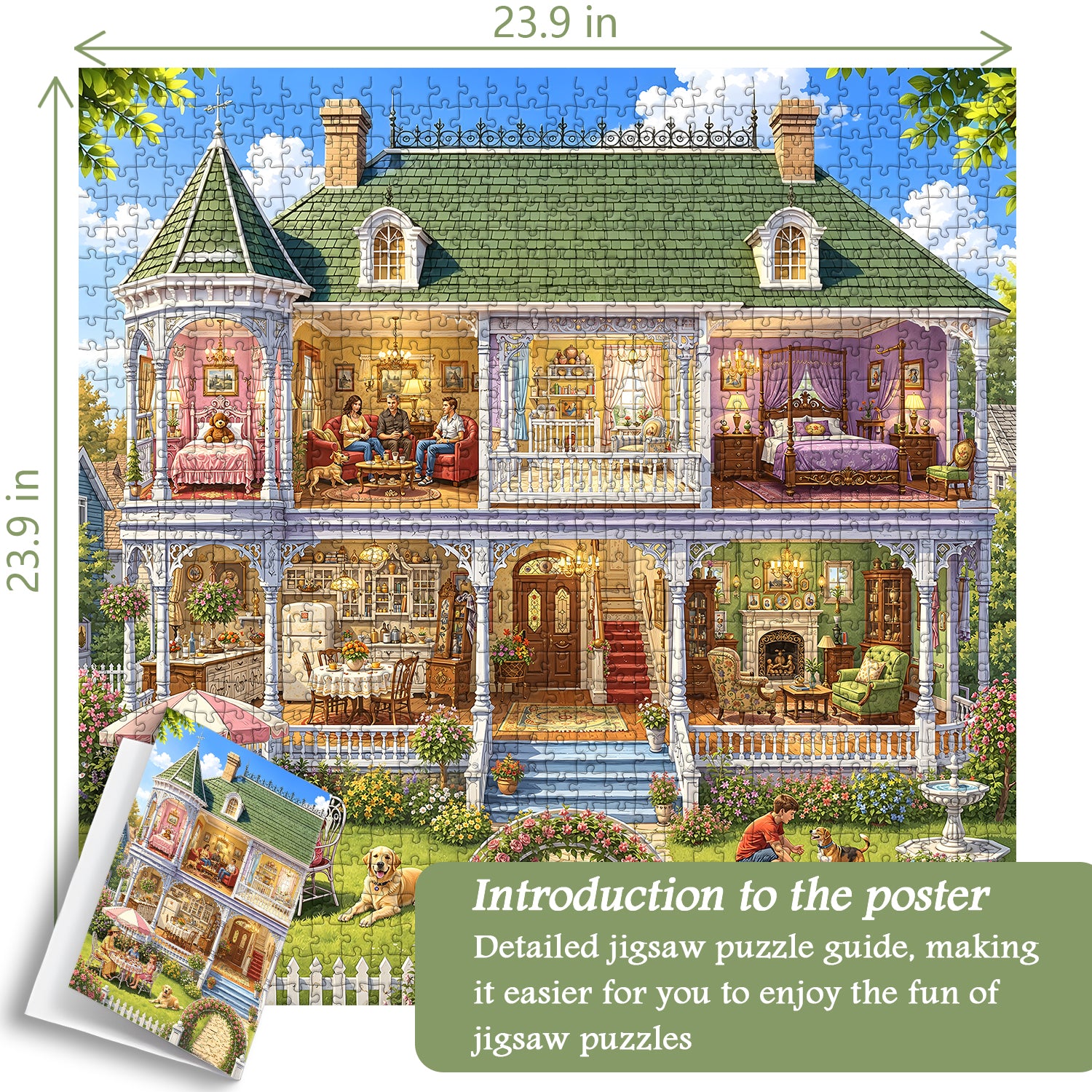 Bliss Cottage Jigsaw Puzzle 1000 Pieces