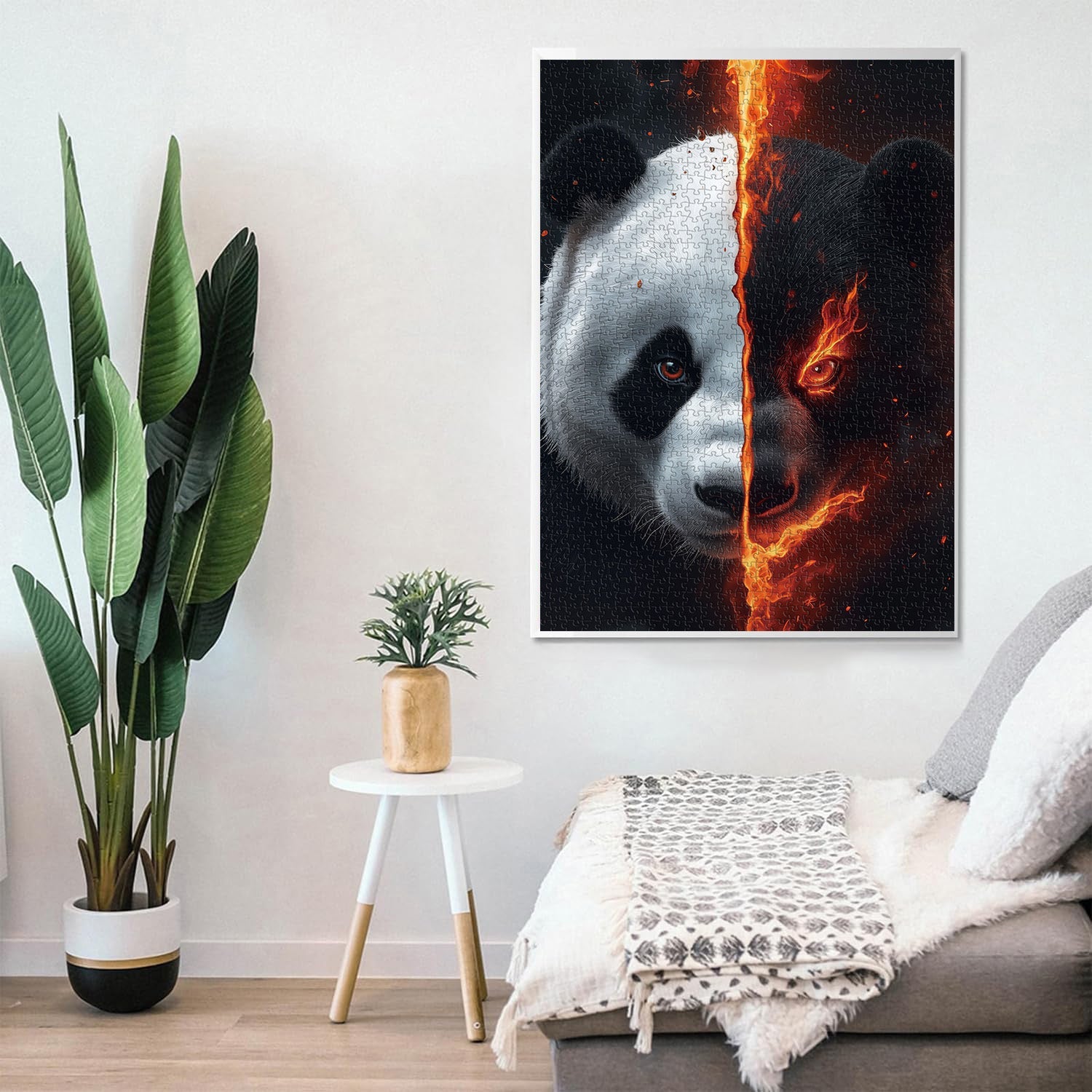 Fire Realm Panda Jigsaw Puzzle 1000 Pieces