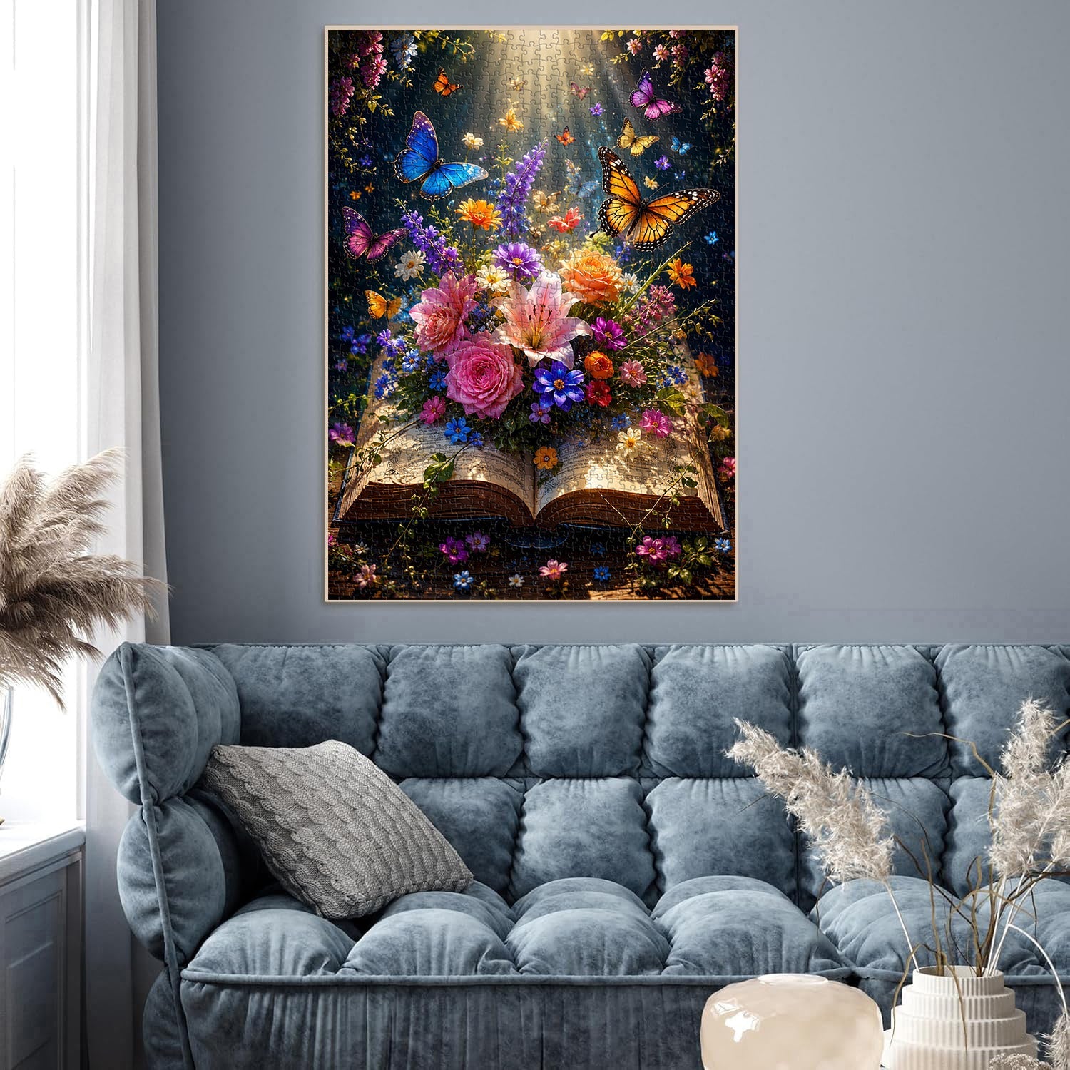 Book Blooms & Butterflies Jigsaw Puzzle 1000 Pieces