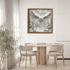 Puzzle Gufo Nella Neve 1000 Pezzi