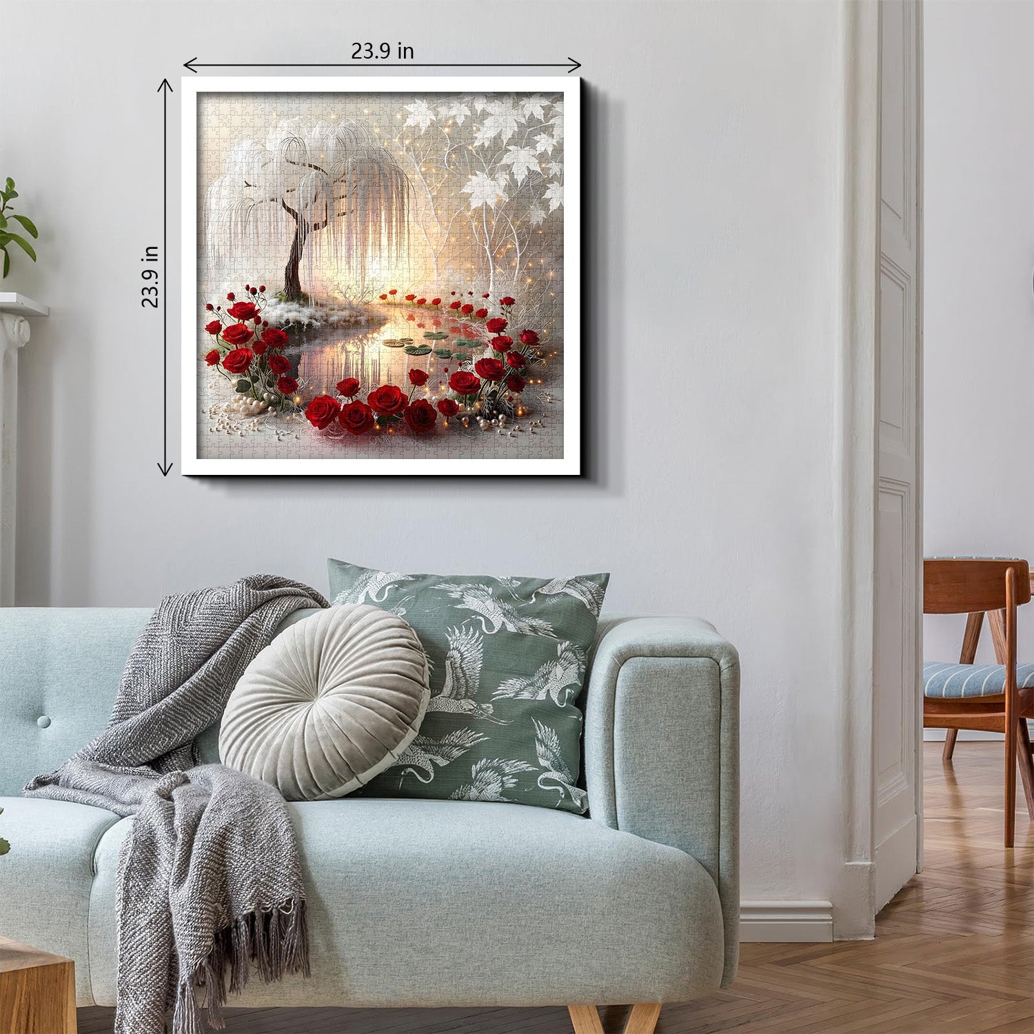 Puzzle del giardino silenzioso e luminoso, 1000 pezzi