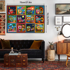 Niedliche Eulen-Kollektion, 1000-teiliges Puzzle