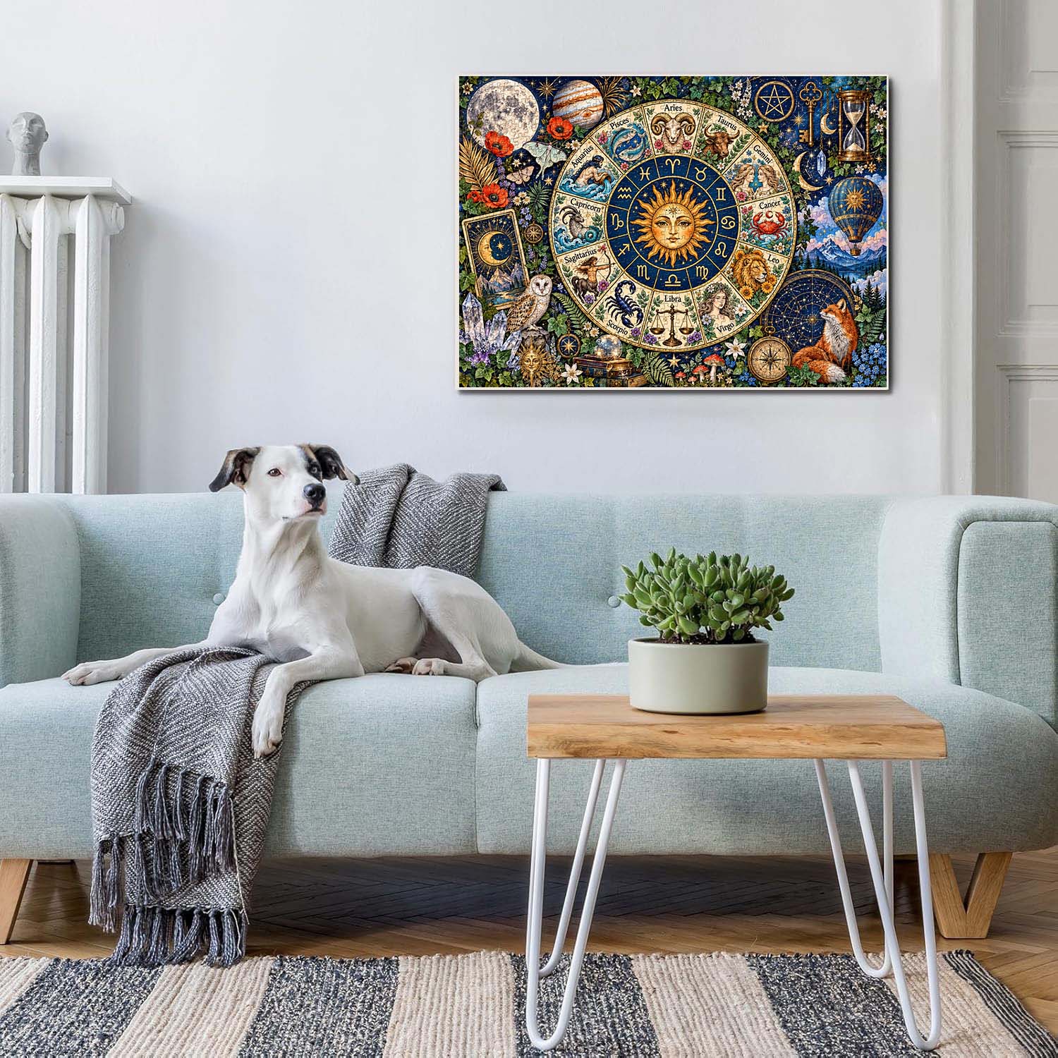Astro Zodiac Garden Jigsaw Puzzle 1000 Pieces