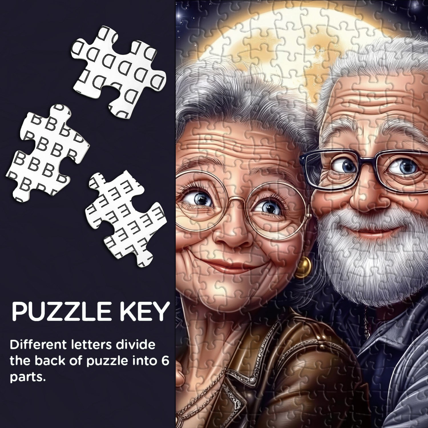 Puzzle Silver Hair Embrace 1000 pièces