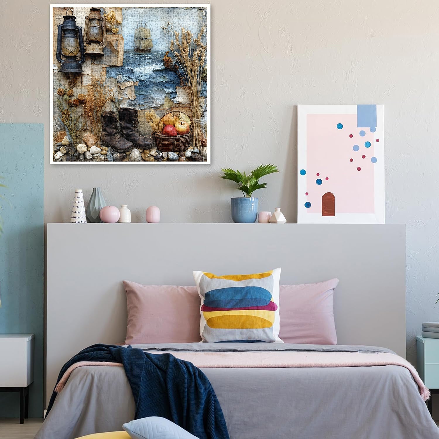 Puzzle Collage Nautique Vintage 1000 Pièces