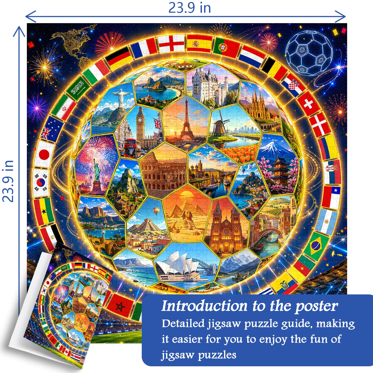 World of Football Jigsaw Puzzle 1000 Pieces