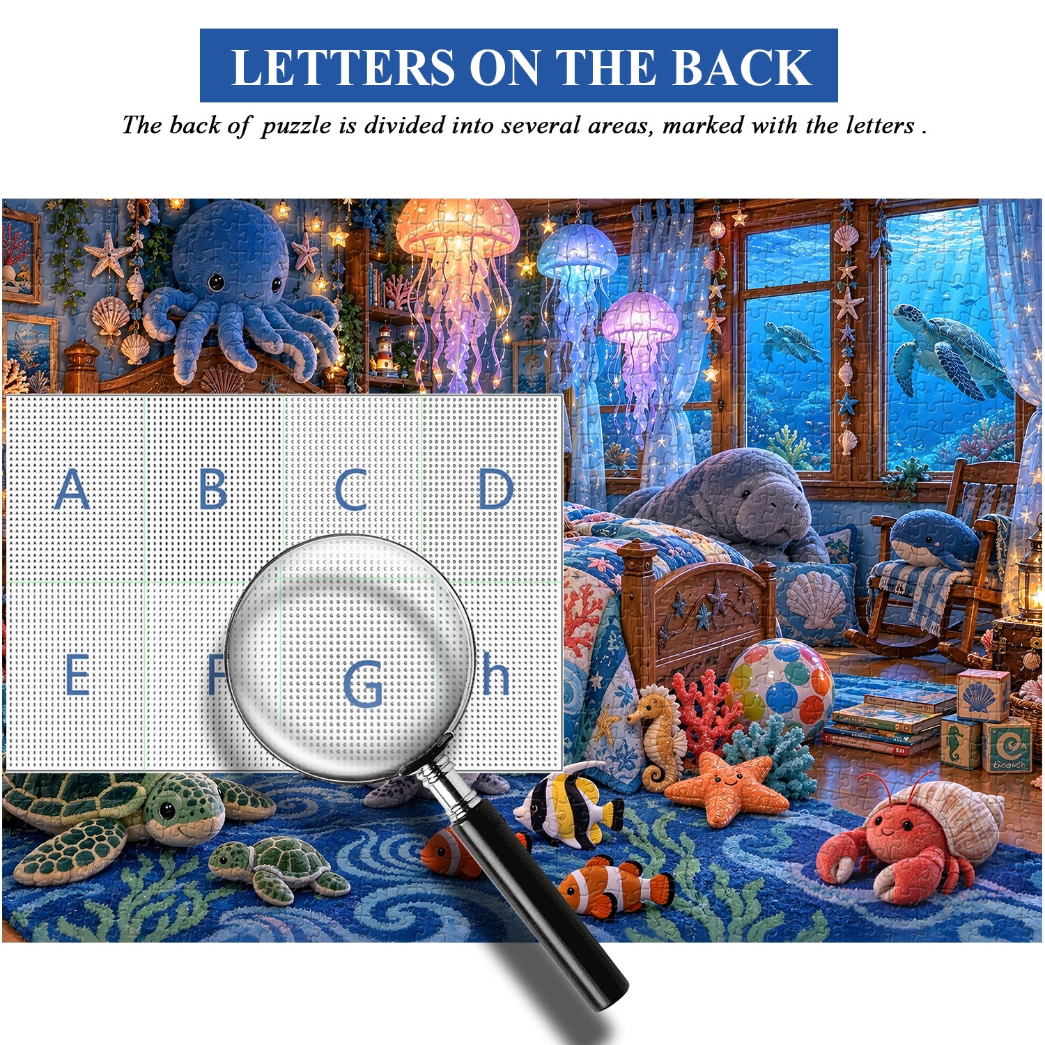 Dreamy Ocean Bedroom Jigsaw Puzzle 1000 Pieces