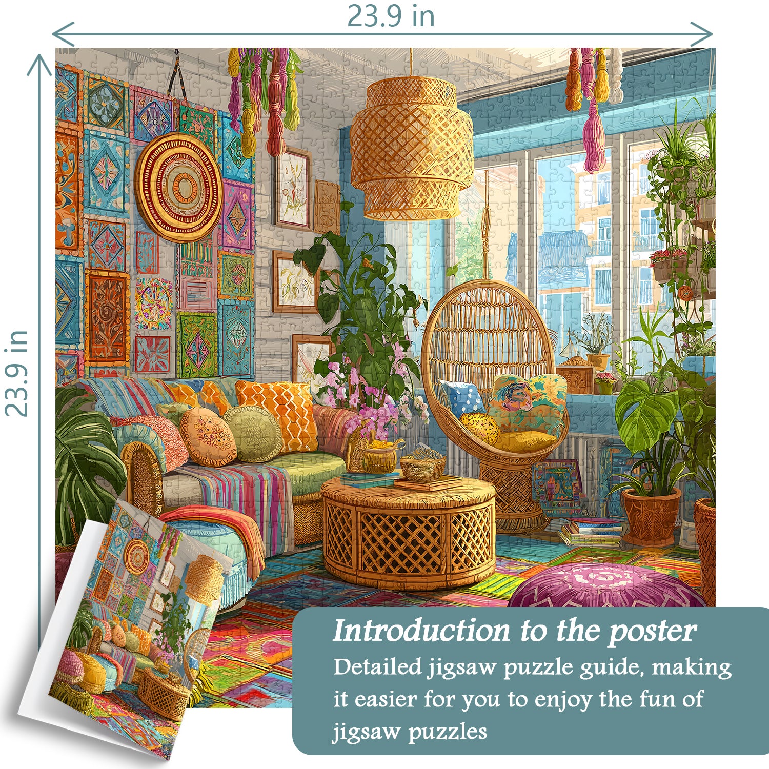 Puzzle Boho House da 1000 pezzi