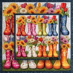 Boots de fleurs puzzle 1000 pièces
