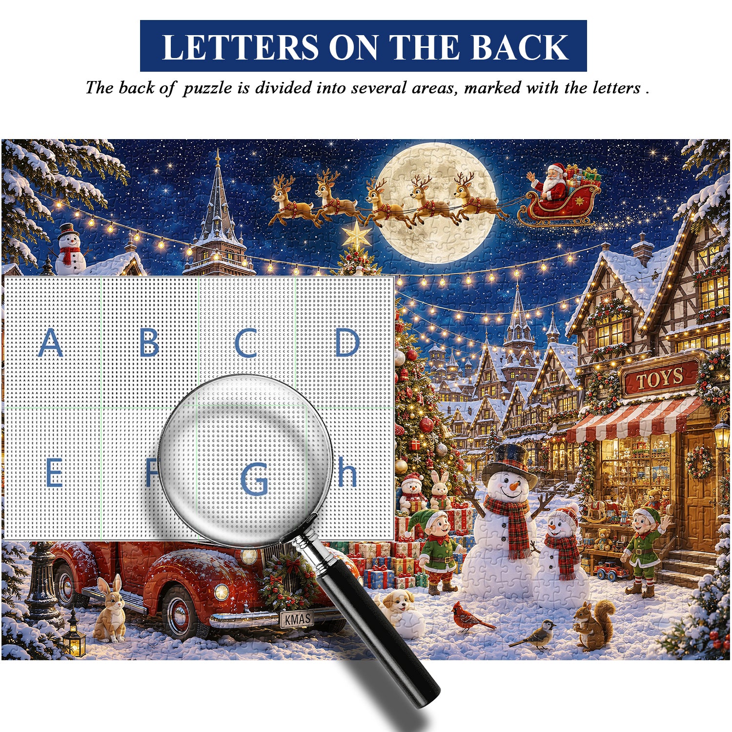 Christmas Town Jigsaw Puzzle 1000 Pieces
