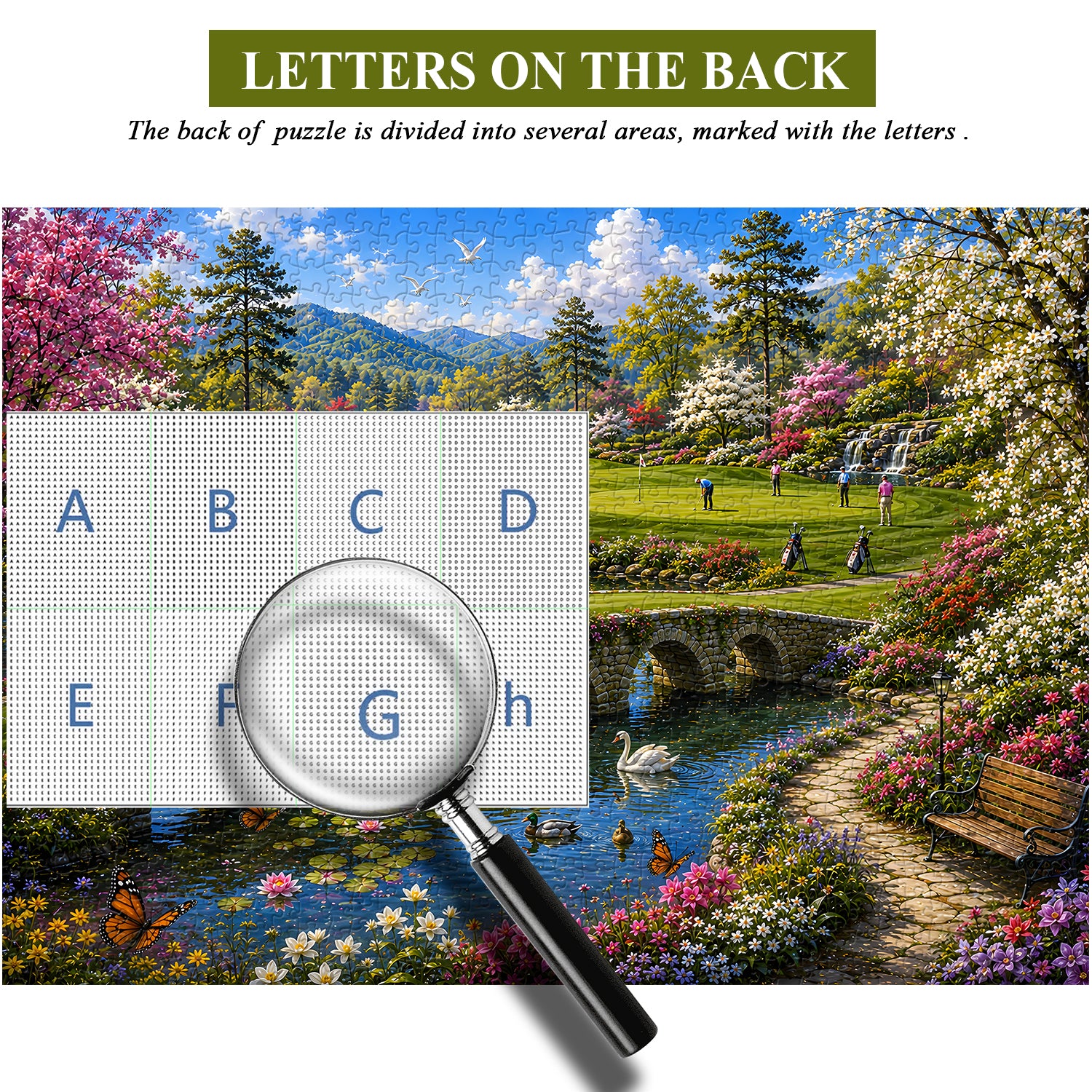 Lakeside Golf Paradise Jigsaw Puzzle 1000 Pieces