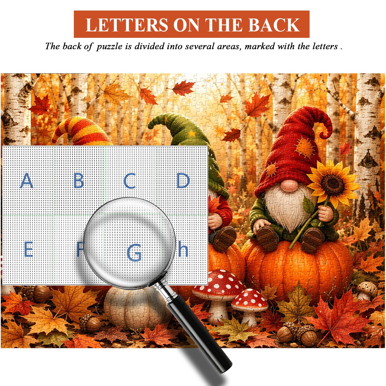 Gnome Harvest Season Jigsaw Puzzle 1000 Pieces