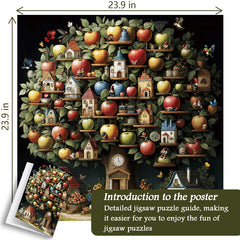 Puzzle de puzzle Apple Retreat de Dwarf 1000 pièces