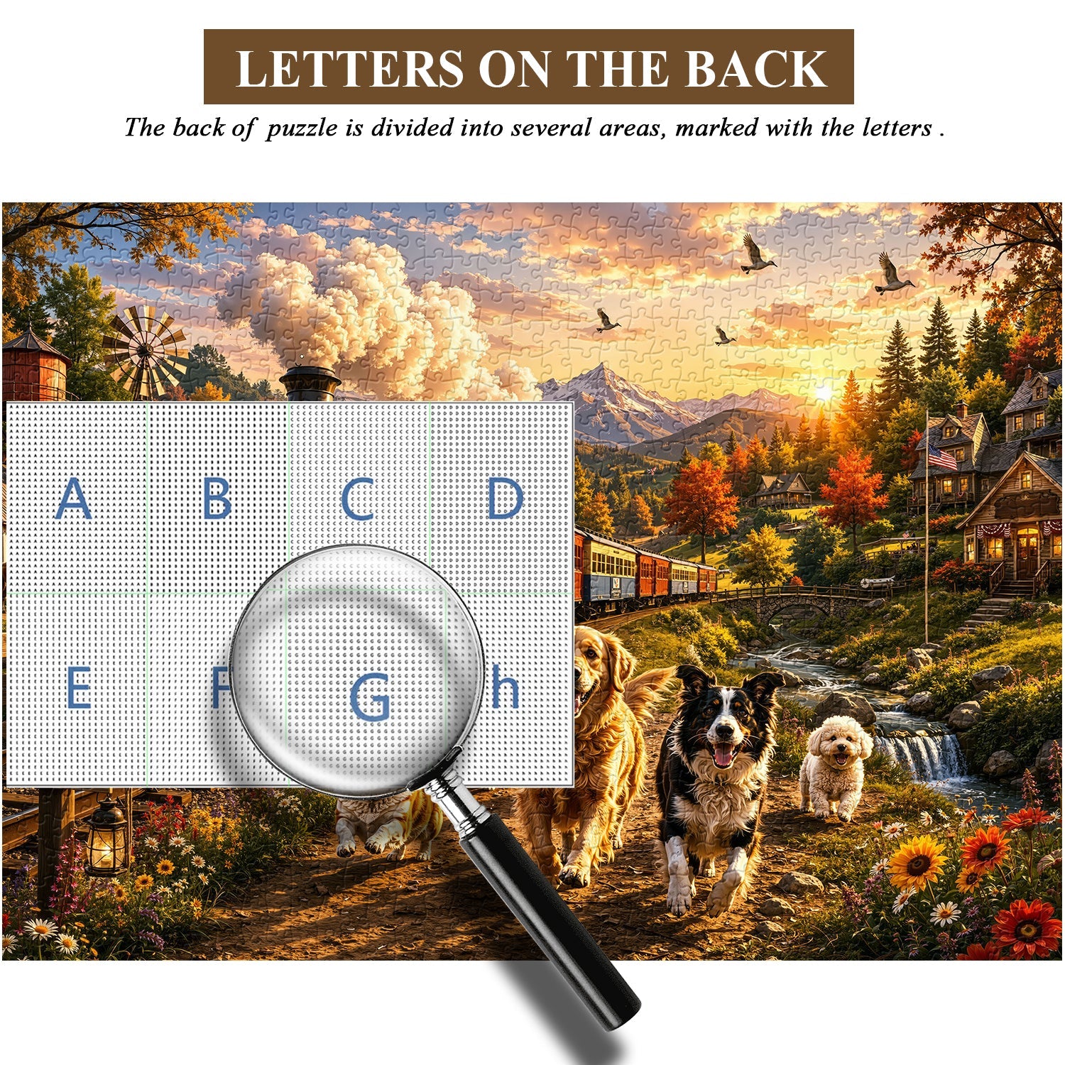 Autumn Run Jigsaw Puzzle 1000 Pieces