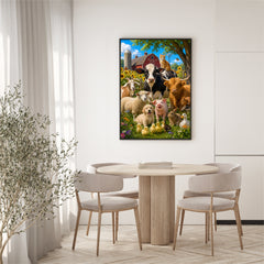 Farm Friends Fiesta Jigsaw Puzzle 1000 Pieces