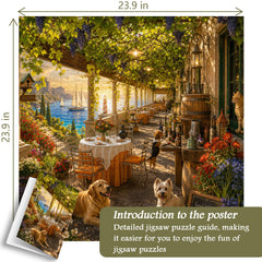 Sunset Vine Terrace Jigsaw Puzzle 1000 Pieces